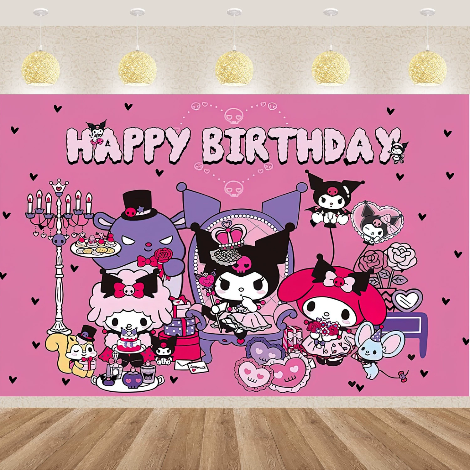 Трансграничная амазонка Куломи тематическая фоновая ткань детская вечеринка по случаю дня рождения ткань фото фоновая фотография ткань