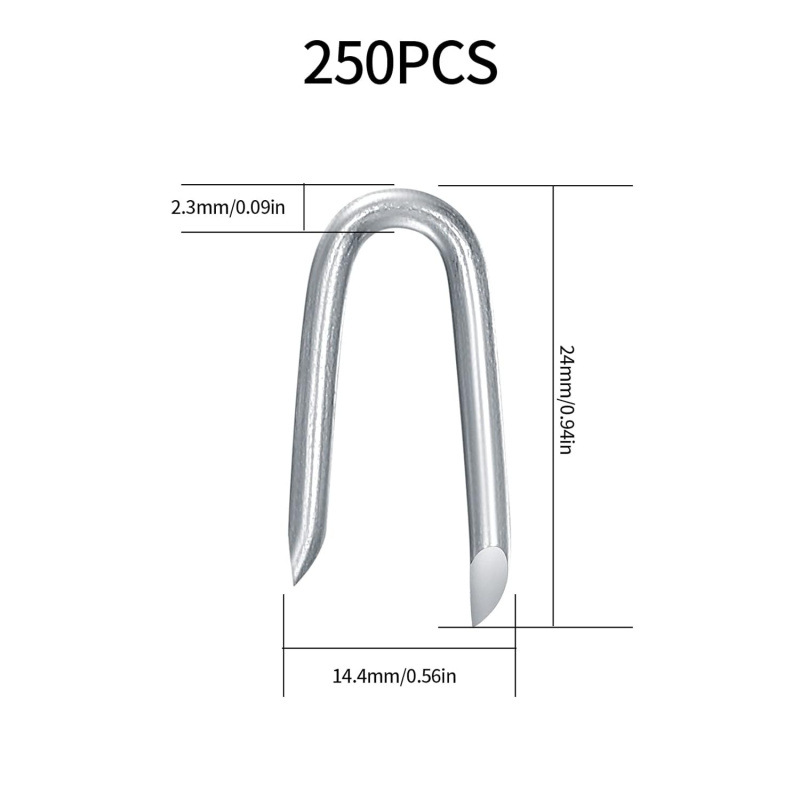 250 Pcs Steel Wire Fencing Sta