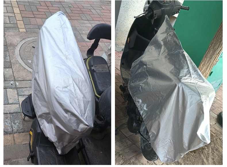 Electric Vehicle Cover, Rainproof Cover, Sunshade, Waterproof, Snowproof, Frostproof Cover, Electric Motorcycle Seat Cover, Dustproof, Thickened Oxford Cloth