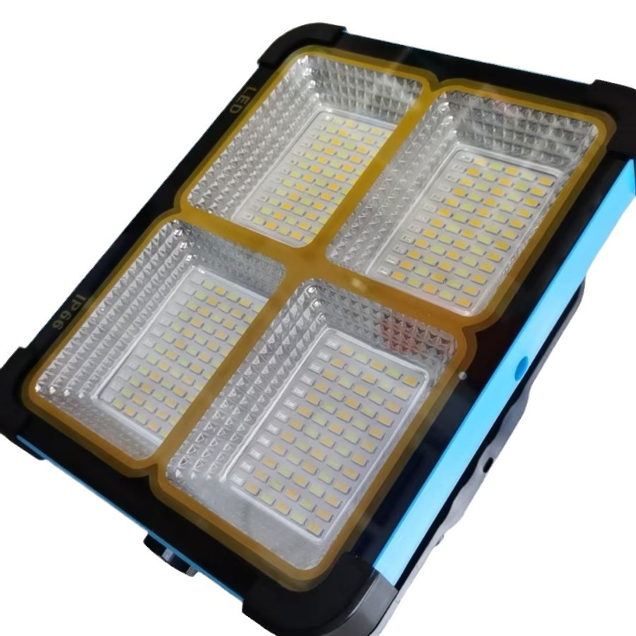 야외 휴대 전화 충전 램프 태양 터널 태양 광 홍수 빛 대용량 홈 캠핑 램프