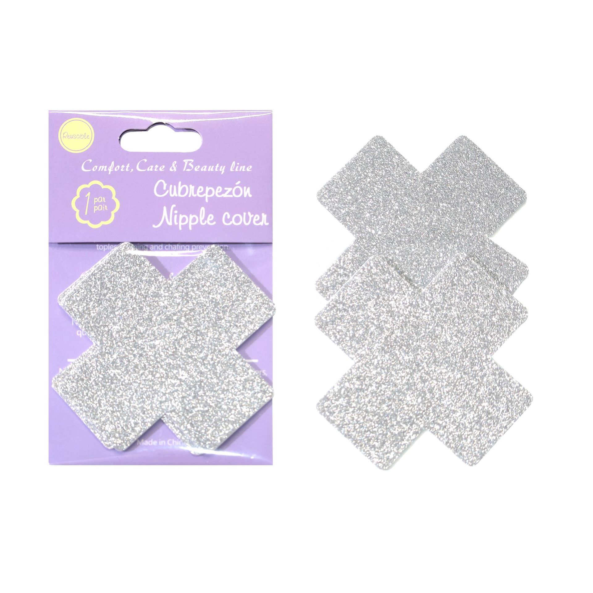 반짝이 실버 크로스