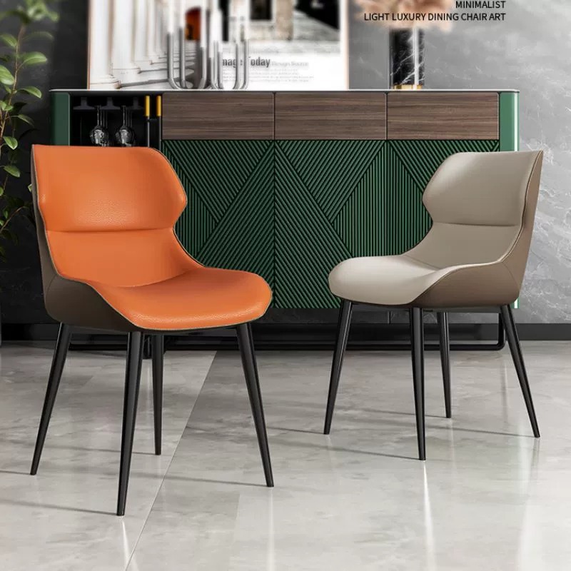 Nordic light luxury dining chair modern minimalist home designer backrest dining table chair restaurant stool internet star makeup chair