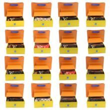 跨境爆品L格子礼盒男士皮带腰带真皮宽3.6cm长度105到125cm