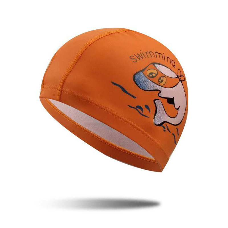 어린이 수영 모자 오렌지
