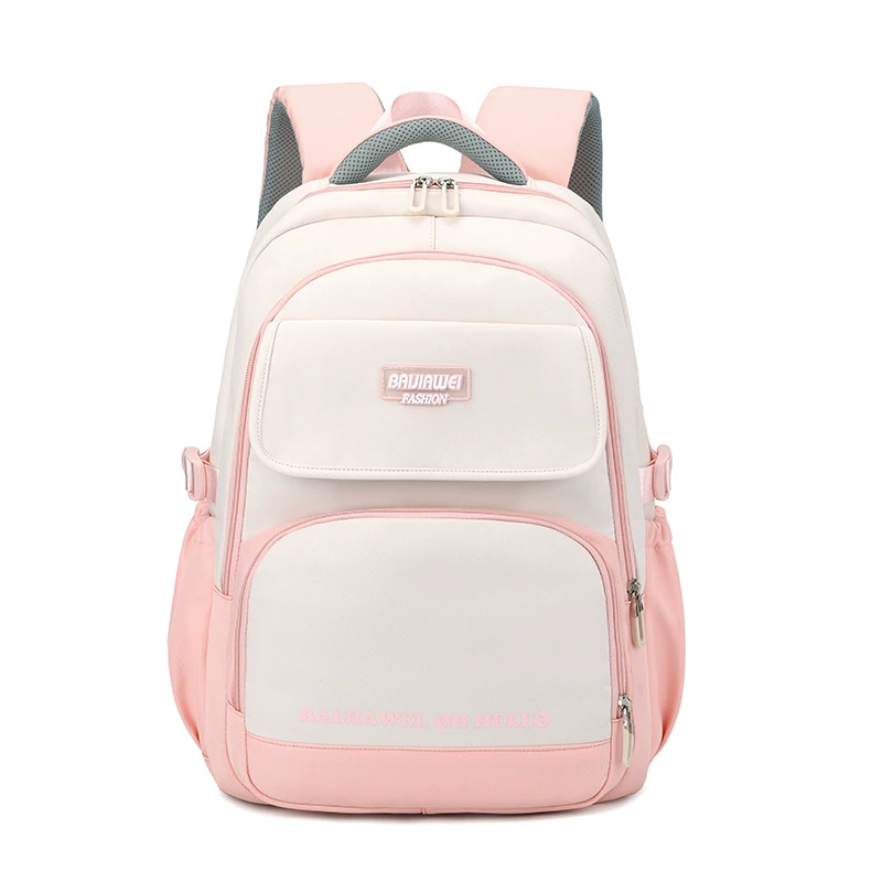 Ultra light capacious backpack, for secondary school, 2025 years, Korean style