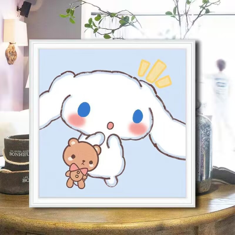 Nuevo dibujo de diamante infantil de labu diy pegatinas de diamante con marcos de fotos hechas a mano diy puzzle pegatinas de mampostería image 74