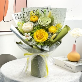 鲜花花艺制品;工艺礼品项目;永生花