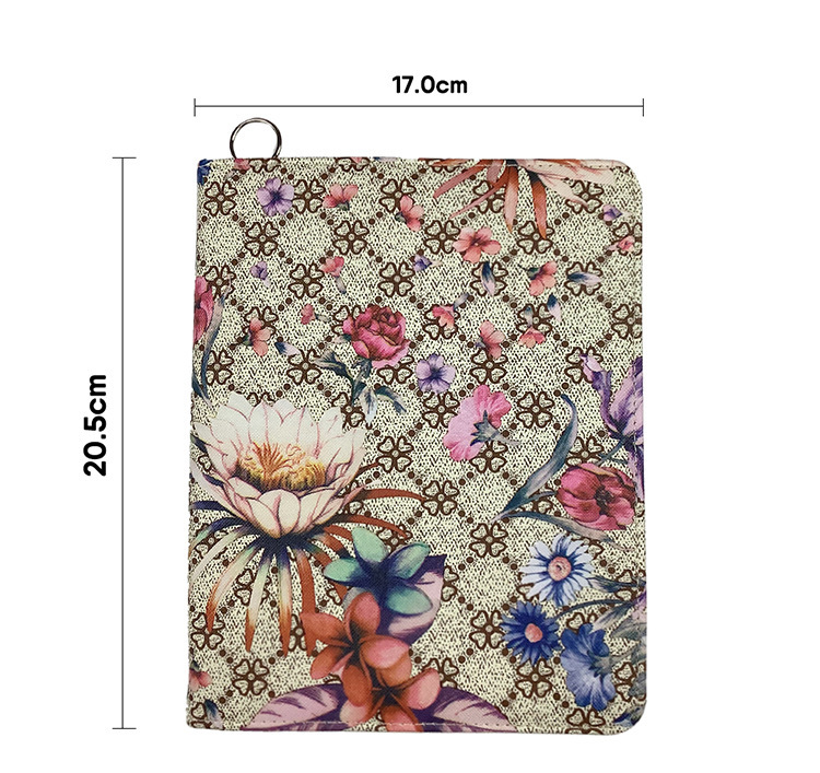 Herramientas de tejido aguja de suéter púrpura 5 pulgadas un conjunto de 9 pagas 3.0-6.0MM PU largo desmontable aguja de anillo