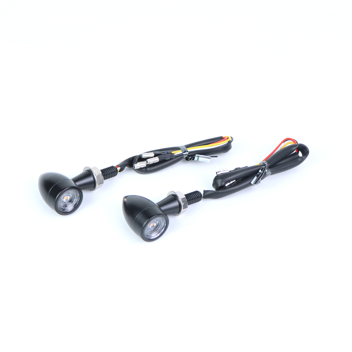 Motorcycle Accessories Suitable for Honda, Suzuki, Kawasaki, Yamaha, Hyosung Modified Parts Led Bullet-Shaped Turn Signal Lights