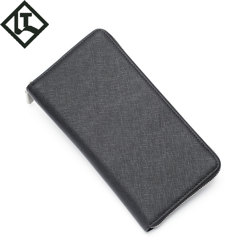 手拿包女 多功能牛皮真皮女包 潮流时尚韩版拉链rfid长款钱包