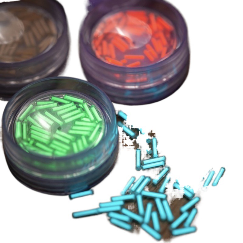 (2개) 튜브 발광 평면 발광 CEA 장난감 튜브 DC 삼중 수소 형광 교체 기관 유리 손가락 자이로 튜브 DIY 액세서리