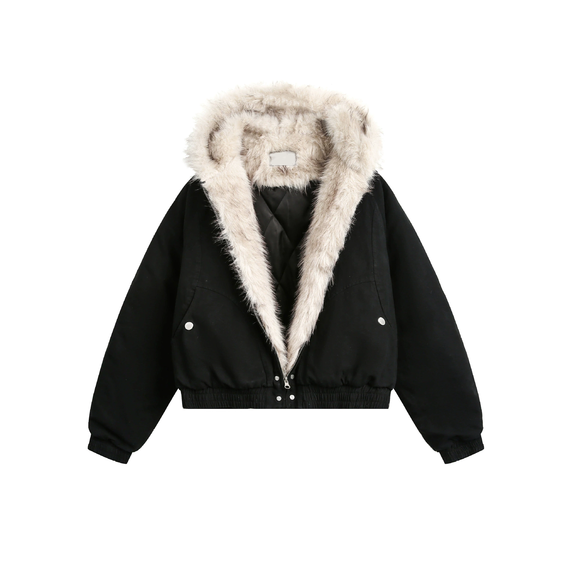Демисезонная куртка‑пуховик unisex с капюшоном, американский стиль, хлопок или стёжка, размеры M–XXL