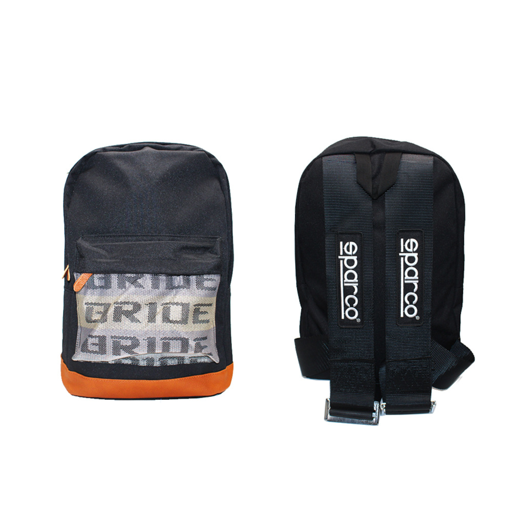 Factory Direct Supply Jdm New Takata Modified Seat Belt Small Backpack Racing Bride Backpack Computer Bag