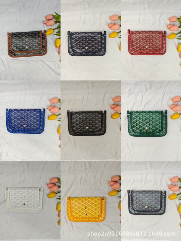 新品Goyard/戈雅信封包Plumet老花Y字满印woc邮差包单肩斜挎女包|undefined