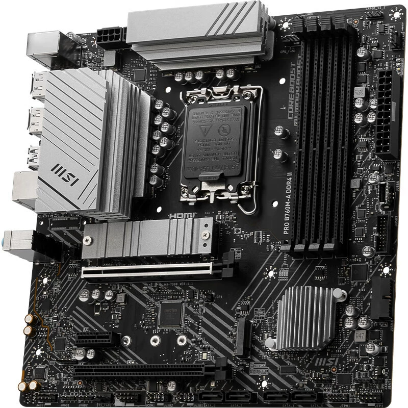 Материнская плата Intel MSI Pro B760M-A DDR4 II, версия без Wi-Fi