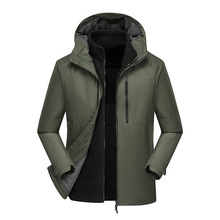 2025秋冬新款厂家直销户外时尚休闲运动冲锋衣春秋可脱卸帽防水防