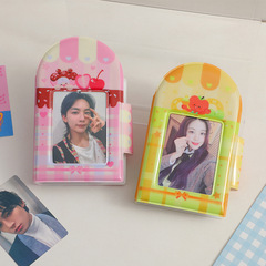 Korean Version One-Page PVC Photo Album Sweet Teen Fan Album Card Storage Case Student Polaroid Collection Card Album