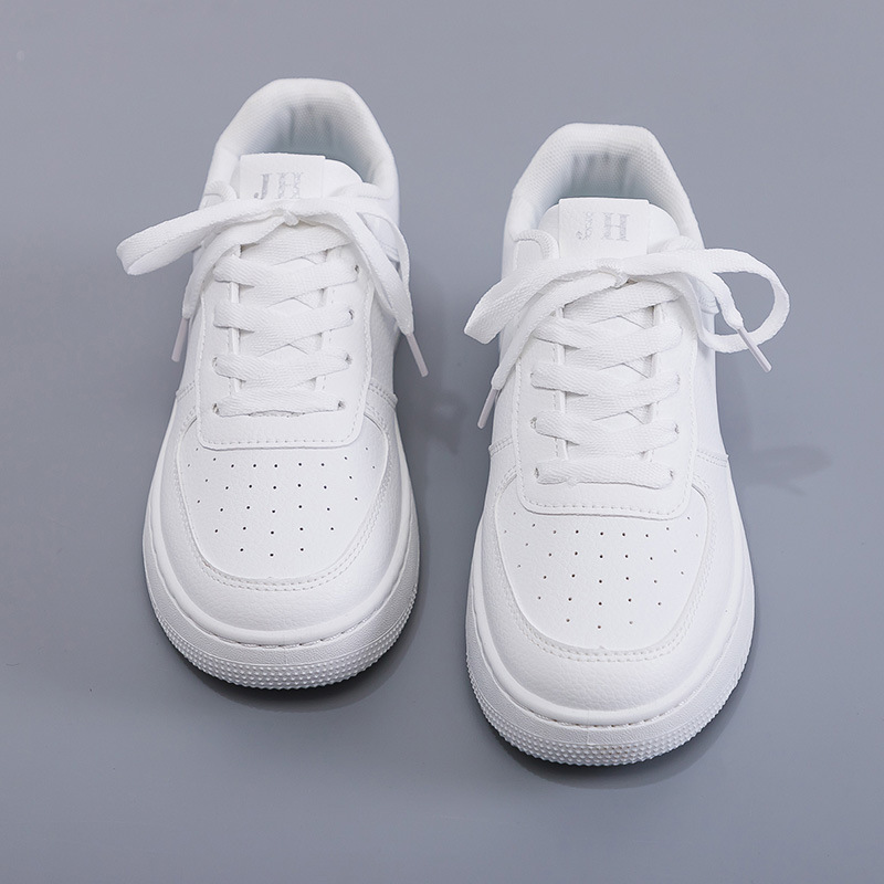 Spring Women's Shoes New Breathable White Shoes Women's Students Korean-style Trendy All-match Thick-soled Sports Casual Board Shoes