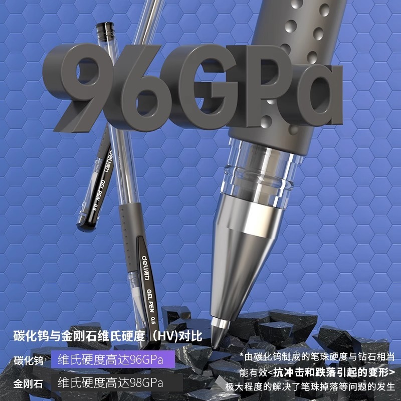 有力な中性ペン学生用黒色ペン0.5mm弾丸ビジネスクラシック6600esオフィスキャップ水筆|undefined