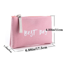 Korean Version INS Girl's Heart Storage Bag, Simple and Portable Women's Makeup Bag, Small Influencer Fashion Travel Mini Toiletry Bag