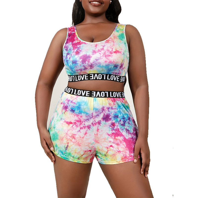 Foreign Trade Cross-Border Exclusive Supply of Sexy Lingerie Sets, Large Size Mixed Colorful Tank Tops, Sports Tight-Fitting Sexy Flirting Style
