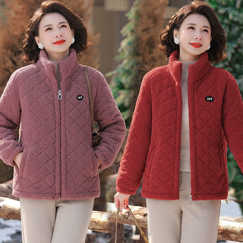 Зимняя хлопчатобумажная одежда мамы зимняя средняя длинная новая одежда среднего и пожилого возраста