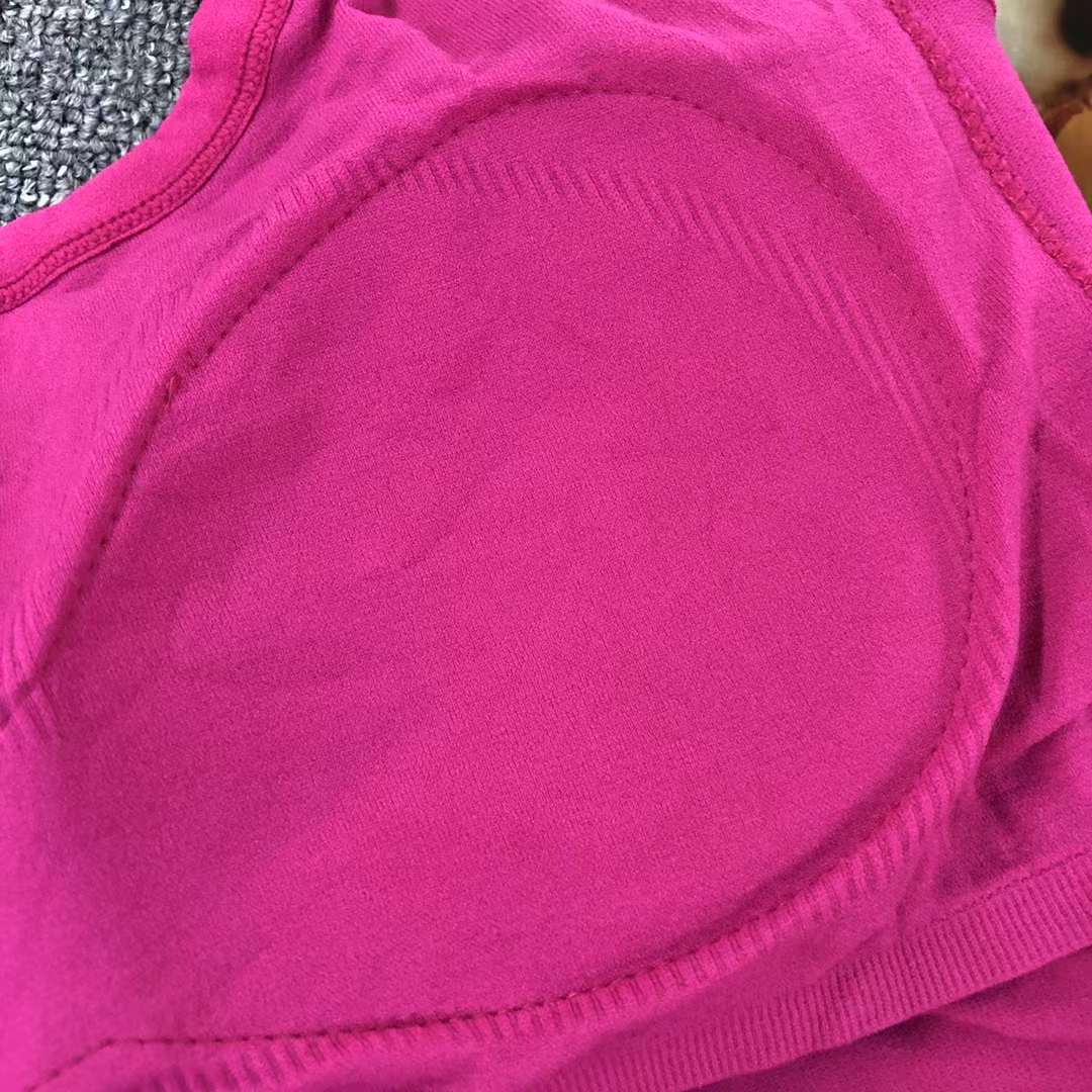 Nuevo chaleco sin costuras de alta elasticidad de alta calidad de dama sin anillo de acero bra de yoga ropa interior deportiva mujer al por mayor