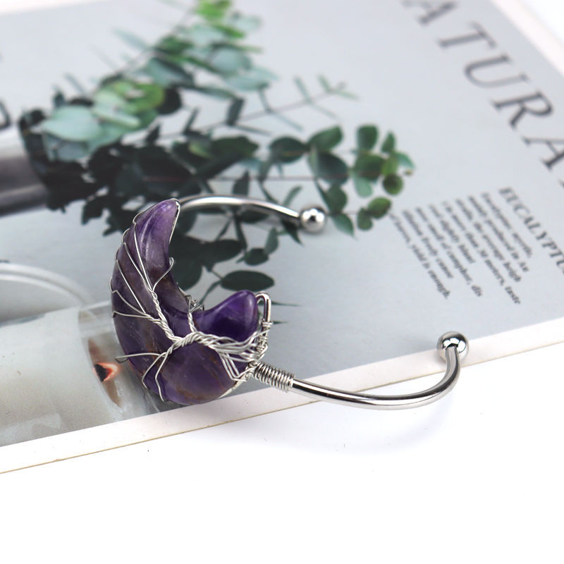 Fashion Moon Agate Plating Bangle 1 Piece