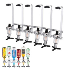 代発サンプル一頭二頭三頭四頭六頭壁掛け式ワインラック定量25ml 30ml 35ml 45ml