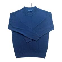 春秋服30毛圆领针织长袖单面衫 工作装含毛量百分之30可休闲