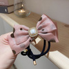 Hair rope with bow, ponytail, Korean style, 2021 years, simple and elegant design
