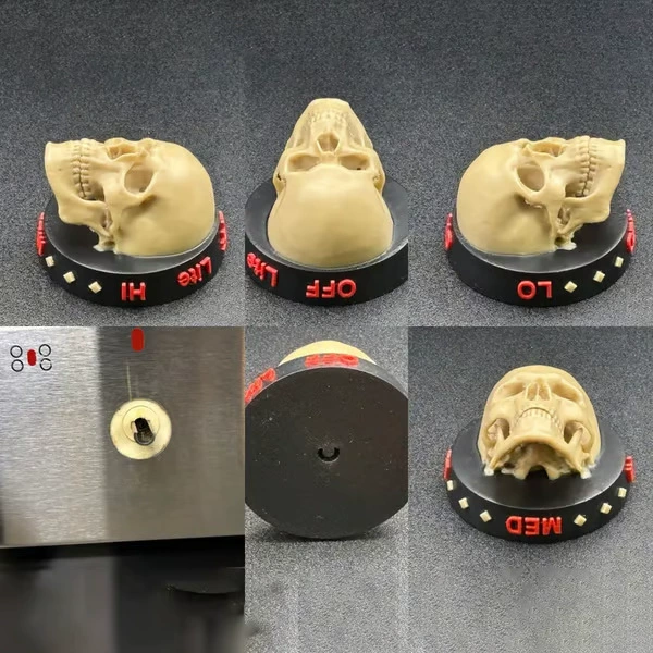 Заглушки для плиты в стиле черепа, ручки для плиты Skull Replacement Knobs, аксессуары к ручкам
