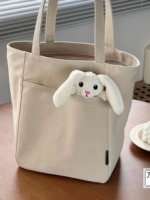 Versión coreana original casera de gran capacidad ins bolso de tela de vela simple y perezoso para estudiantes en clase bolso de viaje de todo fósforo