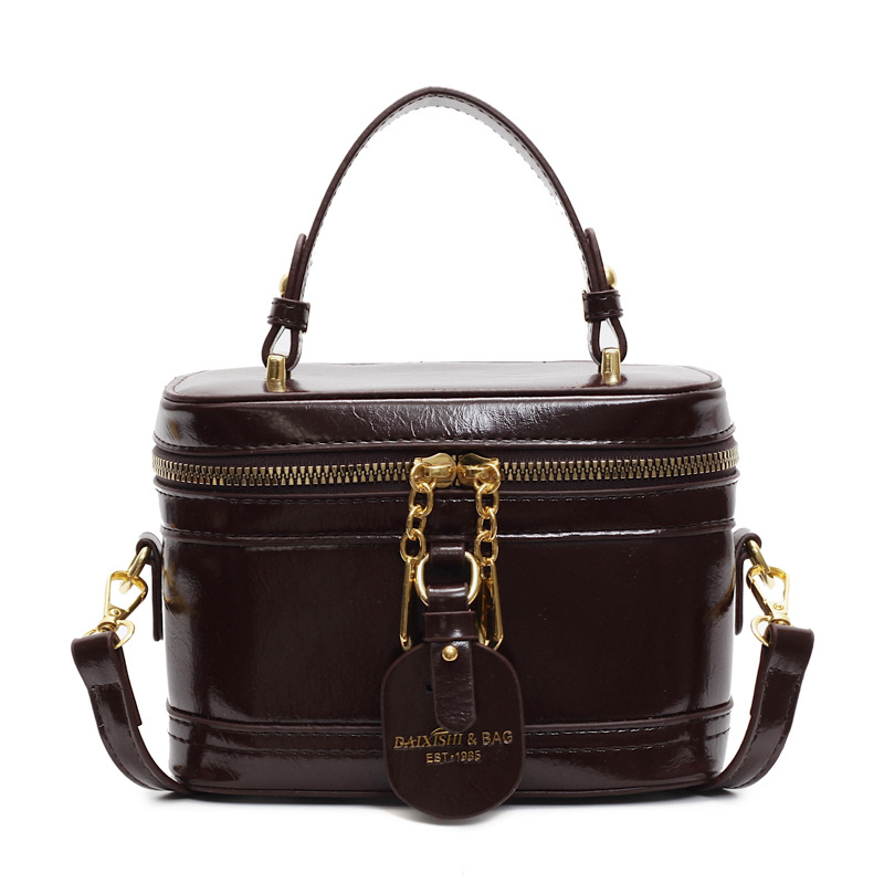 2025 nuevo bolso de mano de moda, bolso de hombro casual, nicho, bolso de caja.