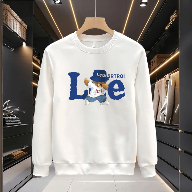 High-End Clearance Discount Heavyweight Sweatshirt for Men, Autumn and Winter Loose Round Neck Trendy Brand Top Base Shirt High-End Clearance Discount Heavyweight Sweatshirt for Men, Autumn and Winter Loose Round Neck Trendy Brand Top Base Shirt