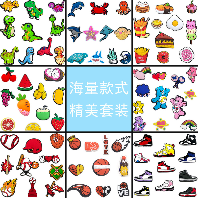 High-grade Cave Shoes Accessories Exquisite suit Croc Shoes Flower Zhibixing DIY Accessories Decorative Shoe Buckle for Men and Women