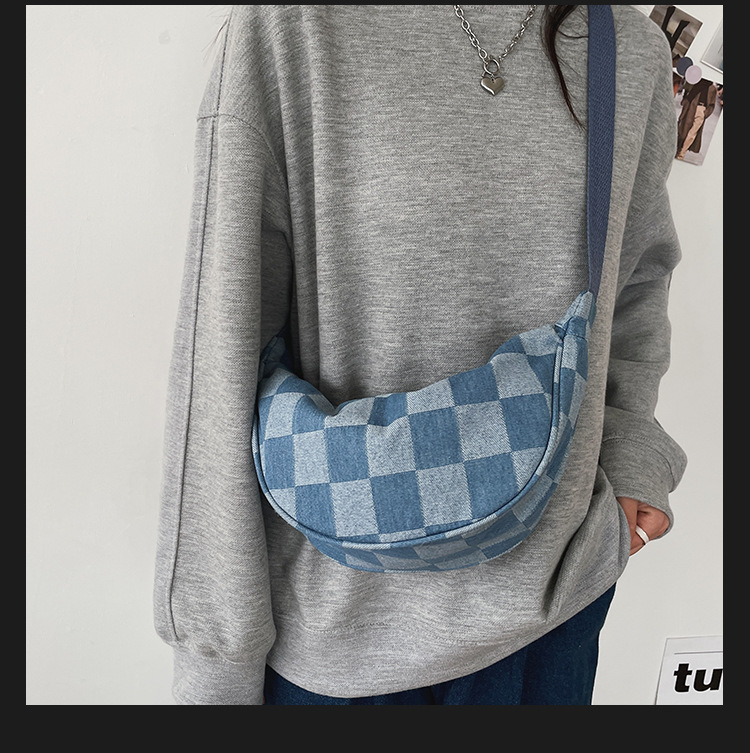 Sac En Toile À Bandoulière À Carreaux À La Mode En Gros display picture 10