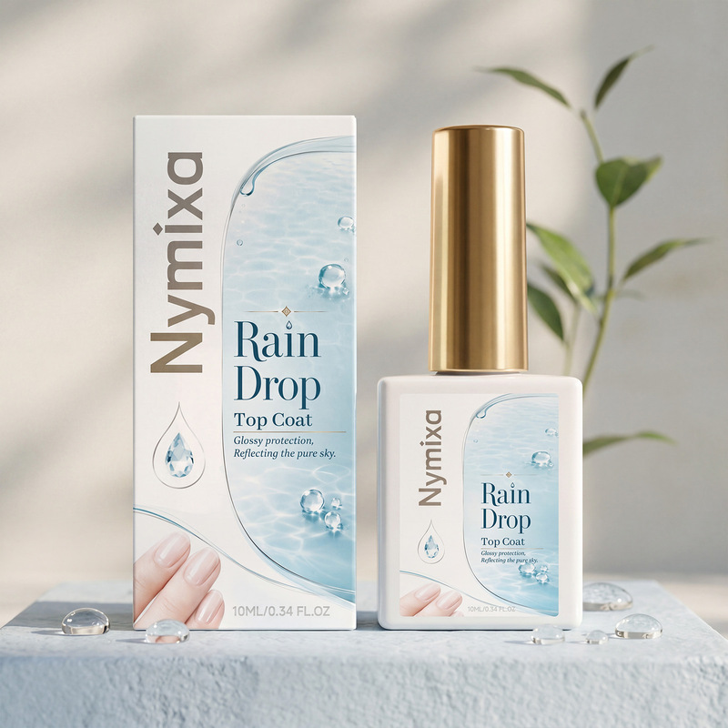 Nymixa Water Drop Sealing Gel Nail Enhancement and Construction Gel with Water Drop Texture, Versatile and Portable Sealing Gel