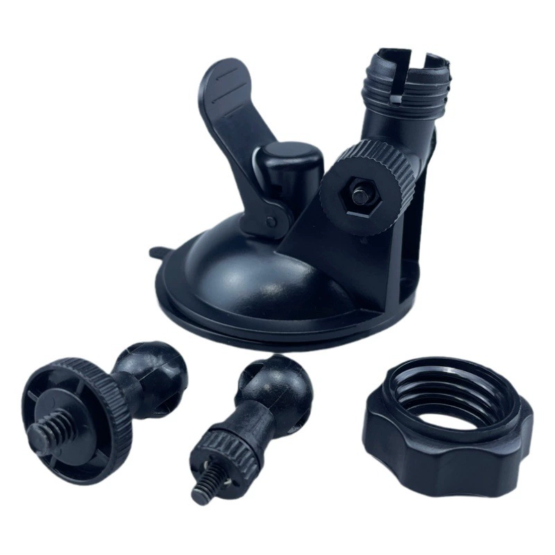 Крепление на присоске для видеорегистратора, универсальное, с винтами 1/4 и 4 мм, крепление для экшн-камеры и автомобильной камеры