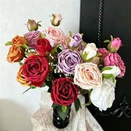 仿真花;仿真盆栽;仿真玫瑰