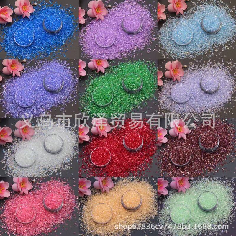 Ab Symphony Glass Gravel Transparent Crystal Quicksand Filler DIY Slime Filler Nail Art Decoration Accessories Ab Symphony Glass Gravel Transparent Crystal Quicksand Filler DIY Slime Filler Nail Art Decoration Accessories