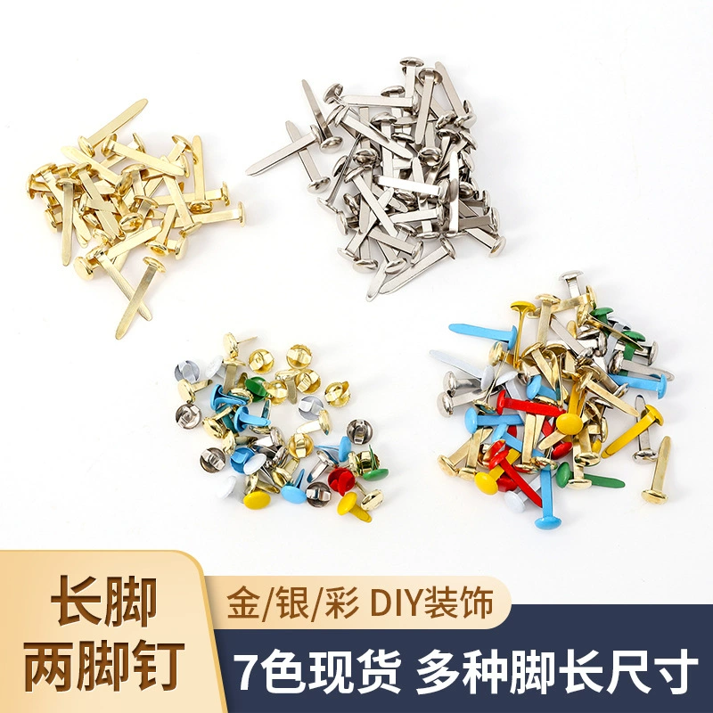 Фабрика оптовая продажа круглой головки двуногие цветные гальванические длинные ноги рюкзак шляпы ручной работы diy
Пенистые гвозди