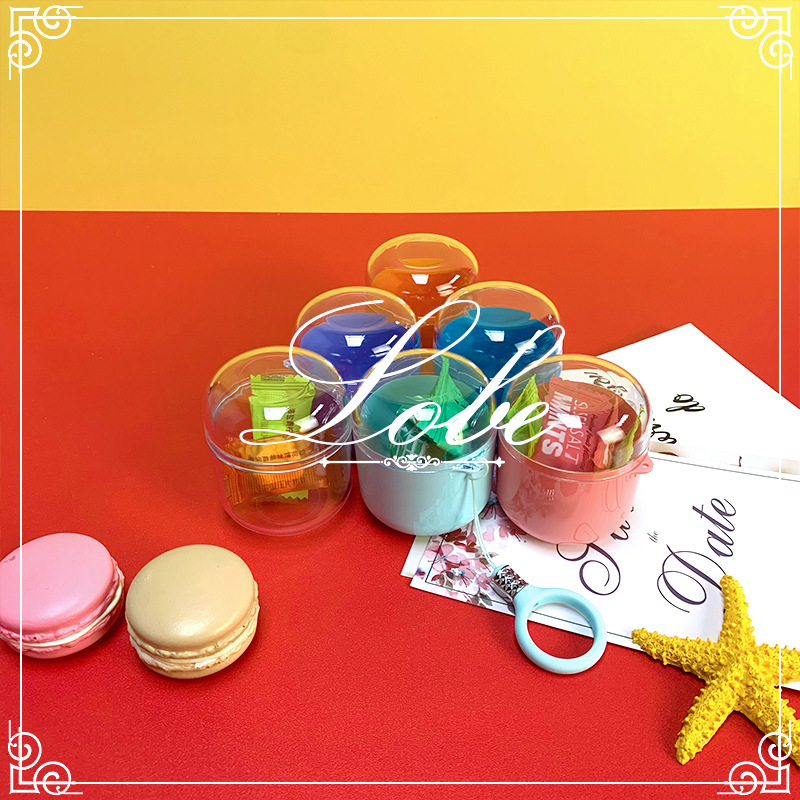 Caja organizadora para pendientes y aretes estilo ins transparente portátil para regalo