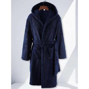 D 85681 Warm Hooded Bathrobe Pajamas �ﶬ��ůë�q˯�� �羳��