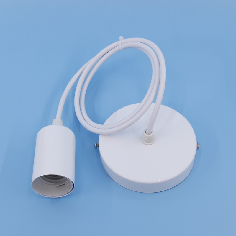 Portalámparas colgante E27 con rosca grande y cable, juego de cable para lámpara colgante, accesorios para lámpara colgante de comedor DIY