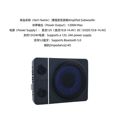 Car Classy Audio Ultra-Thin Car speaker/subwoofer