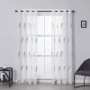 Double tree embroidery gray