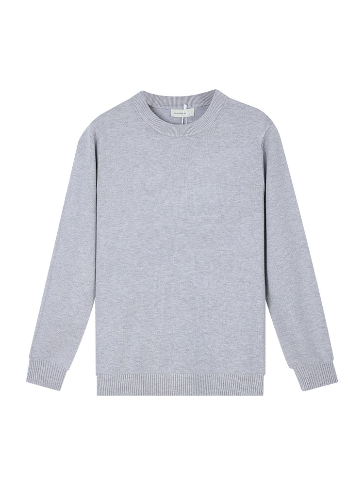 Transfronterizo hombre otoño invierno alta sensación suéter de cuello redondo para hombre cálido ocio perezoso chaqueta de punto camisa de fondo para hombre