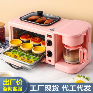 Breakfast machine household sandwich machine toaster multifunctional three-in-one electric oven manufacturers wholesale group purchase gifts