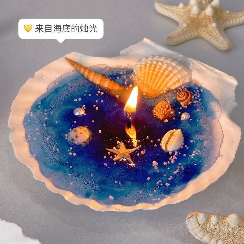 JISHE海螺香薰果冻蜡烛家用摆件植物精油香氛批发除臭室内伴手礼详情10